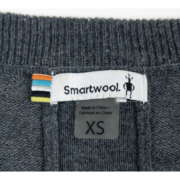 SmartWool Merino Wool Blend Sweater Women's XS Shadow Pine Crewneck Knit Gray - Picture 2 of 13
